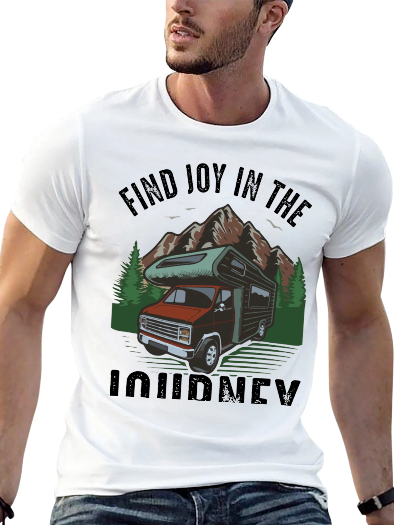 Find Joy in the Journey Camping T-Shirt