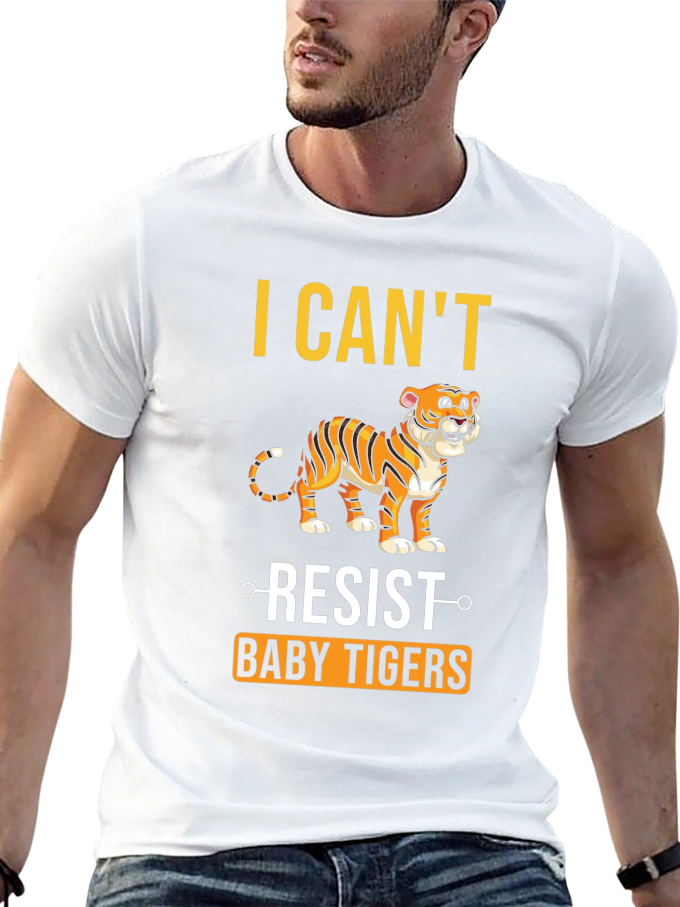 I Cant Resist Baby Tigers Graphic T-Shirt