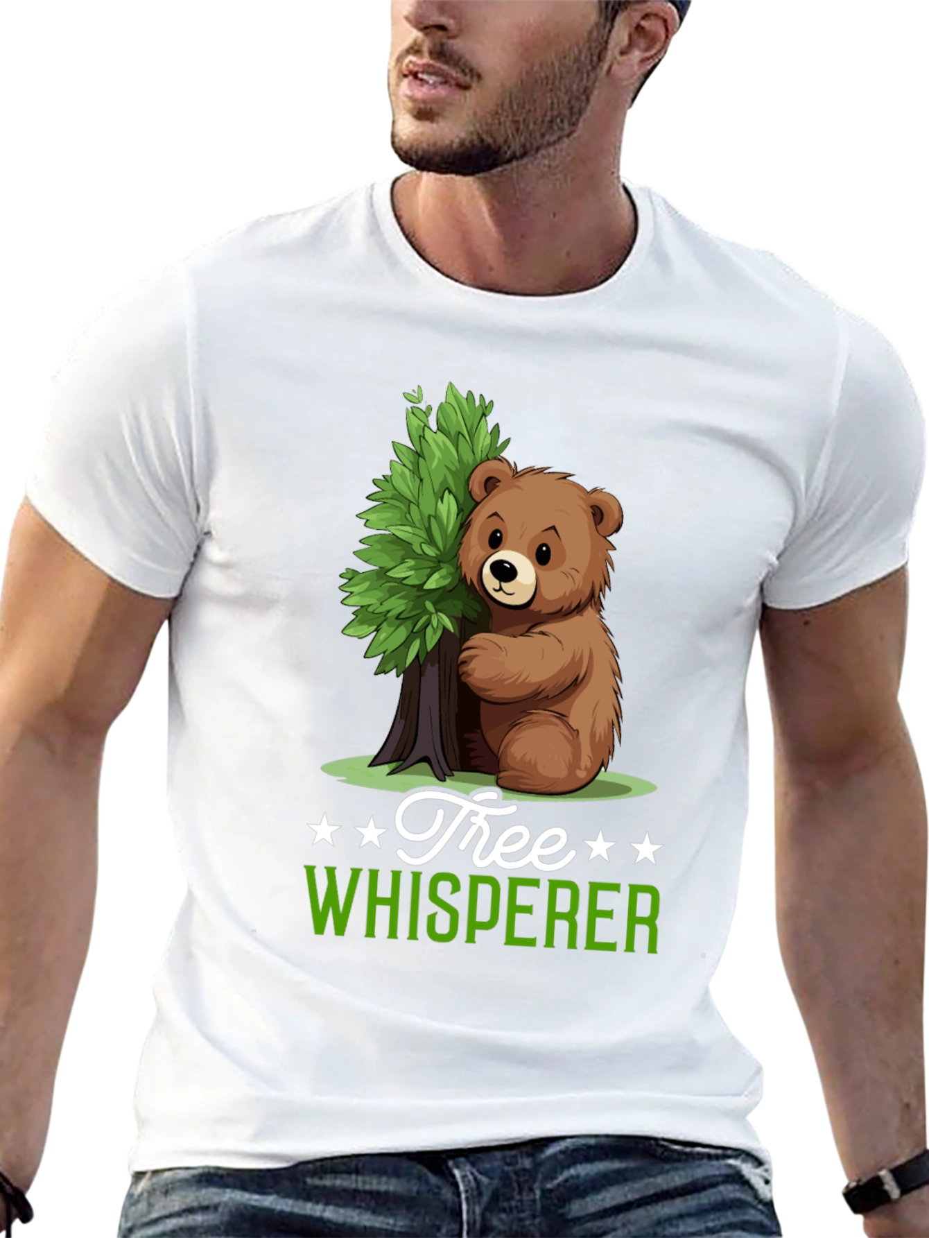 Tree Whisperer Bear T-Shirt