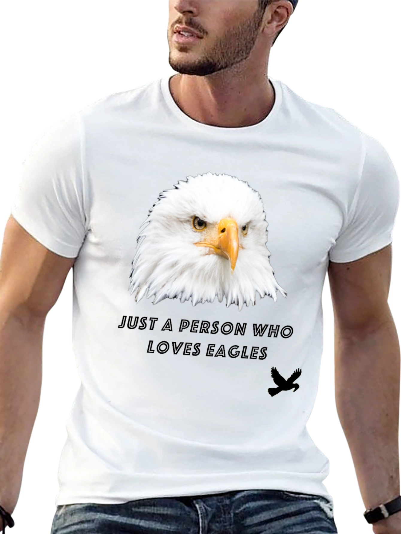 Eagle Lover T-Shirt - Mens Black Tee