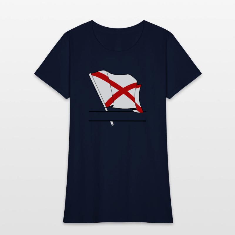 Flag Alabama text banner