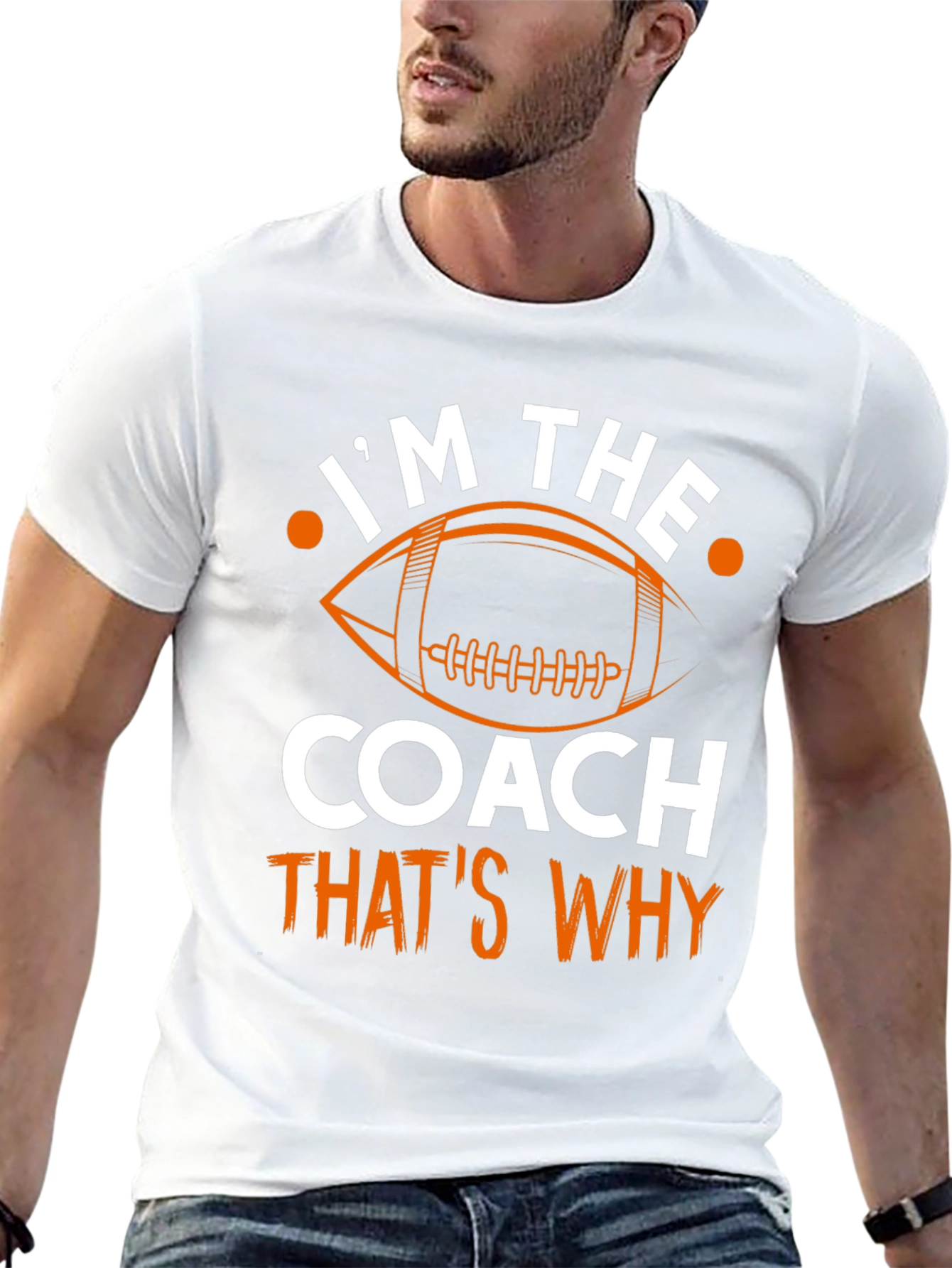 Im The Coach T-Shirt Football Graphic Tee