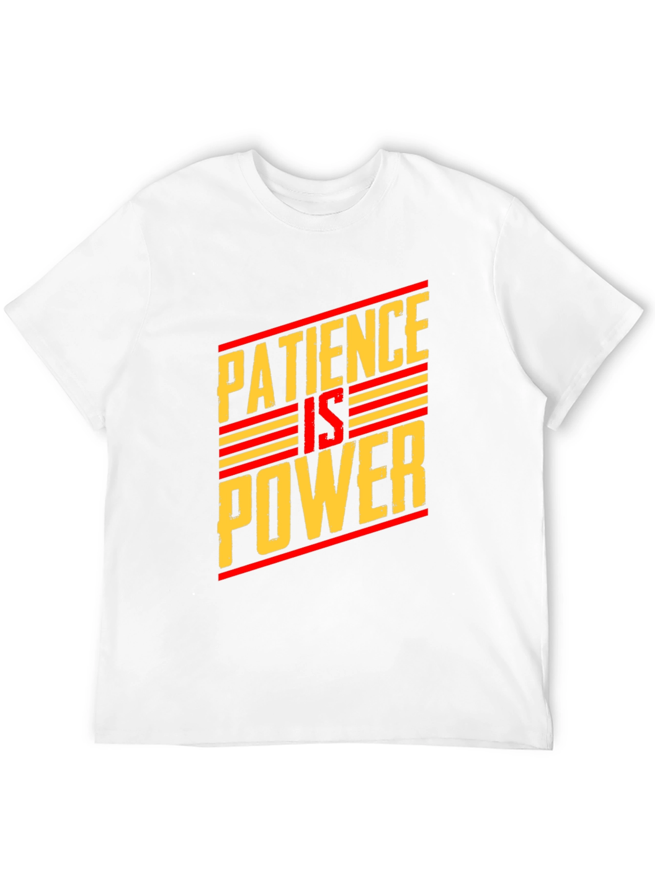 Patience Is Power Graphic T-Shirt - Black