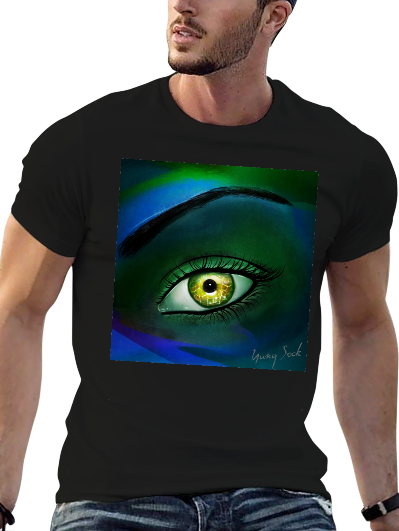 Eye Art Graphic T-Shirt - Unique Design