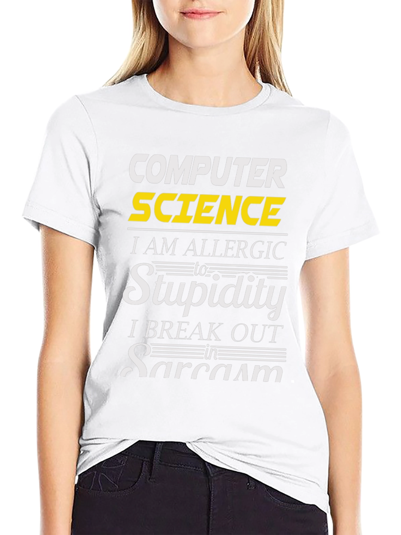 Computer Science Sarcasm T-Shirt Funny Geek Tee