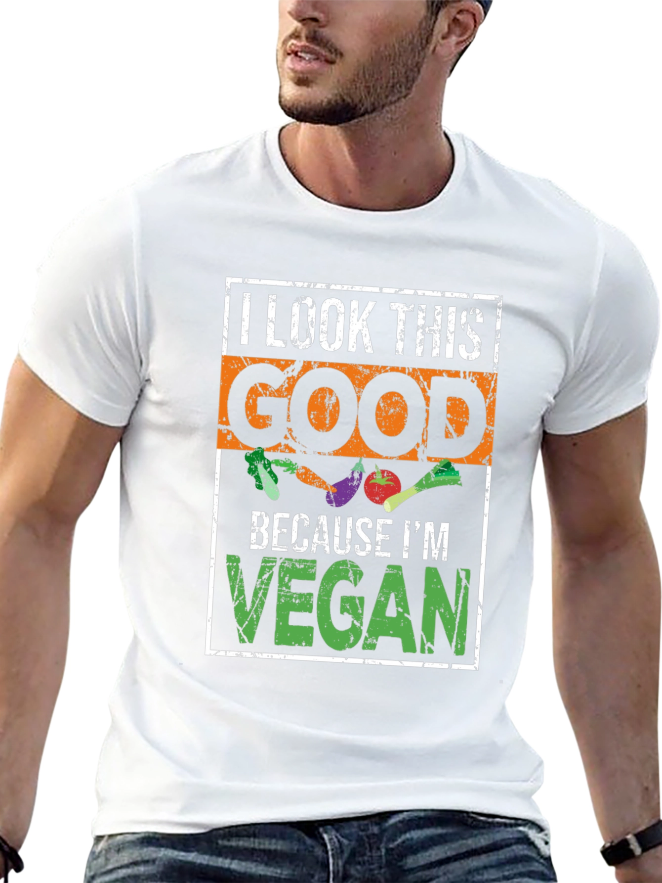 I Look This Good Because Im Vegan T-Shirt