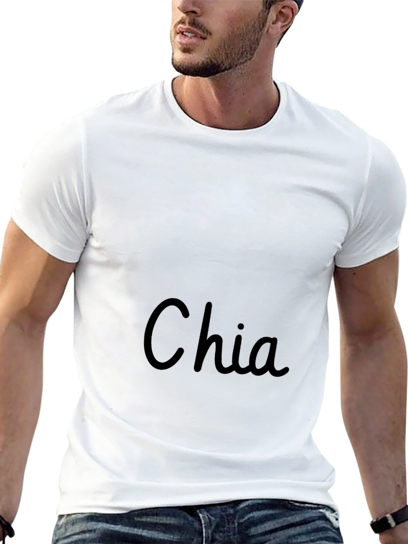 Chia Black T-Shirt - Soft Cotton Blend