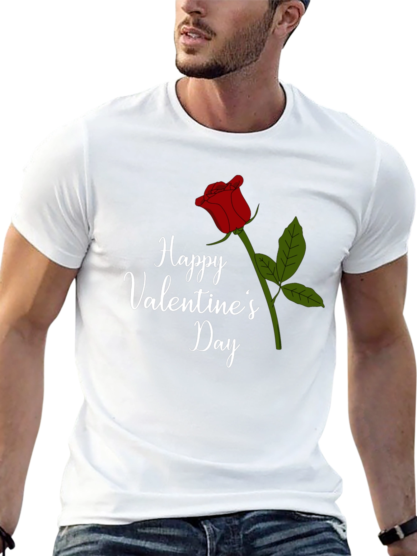 Happy Valentines Day Rose T-Shirt
