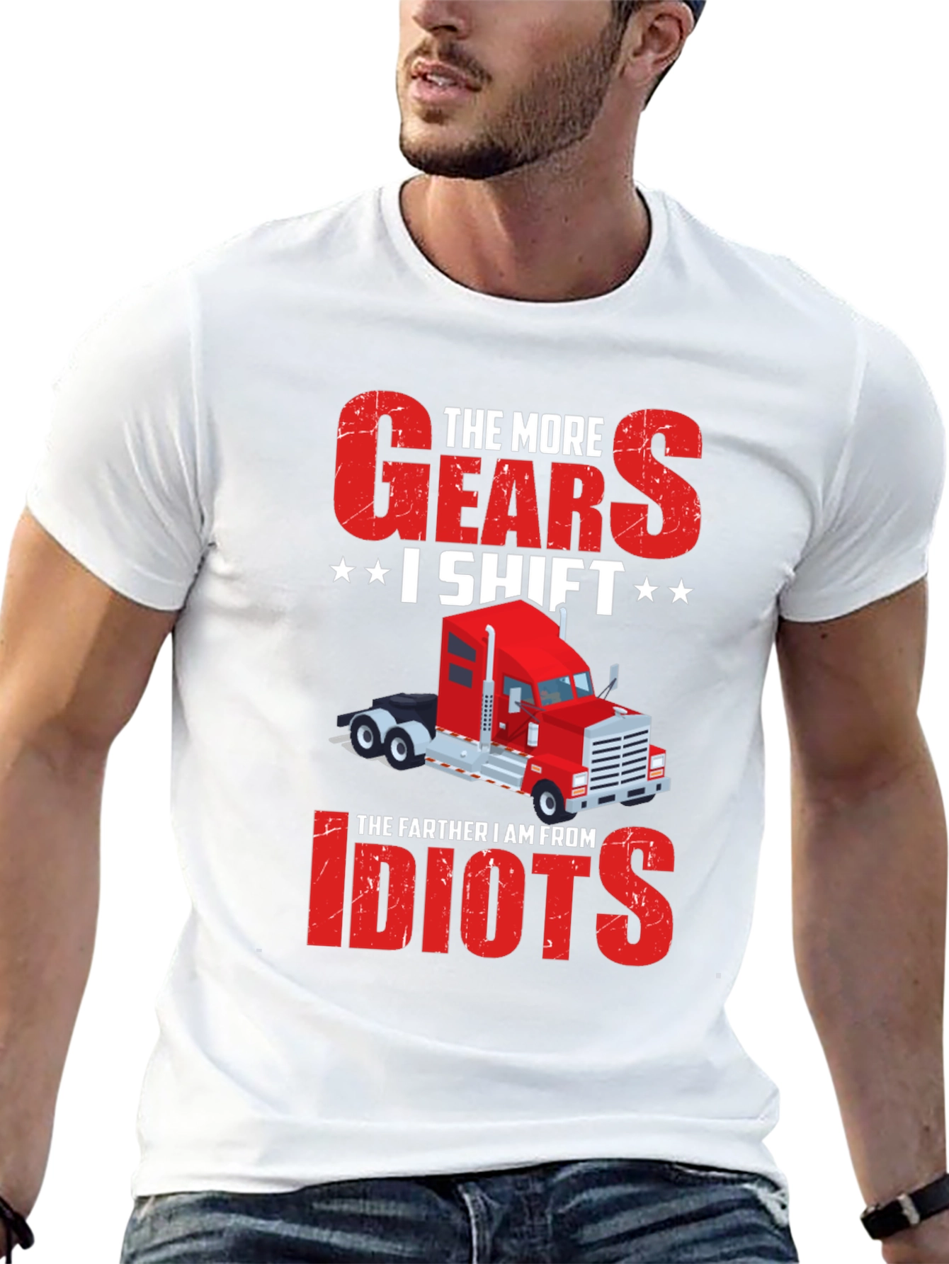 Truckers Gears T-Shirt - Funny Truck Driver Gift