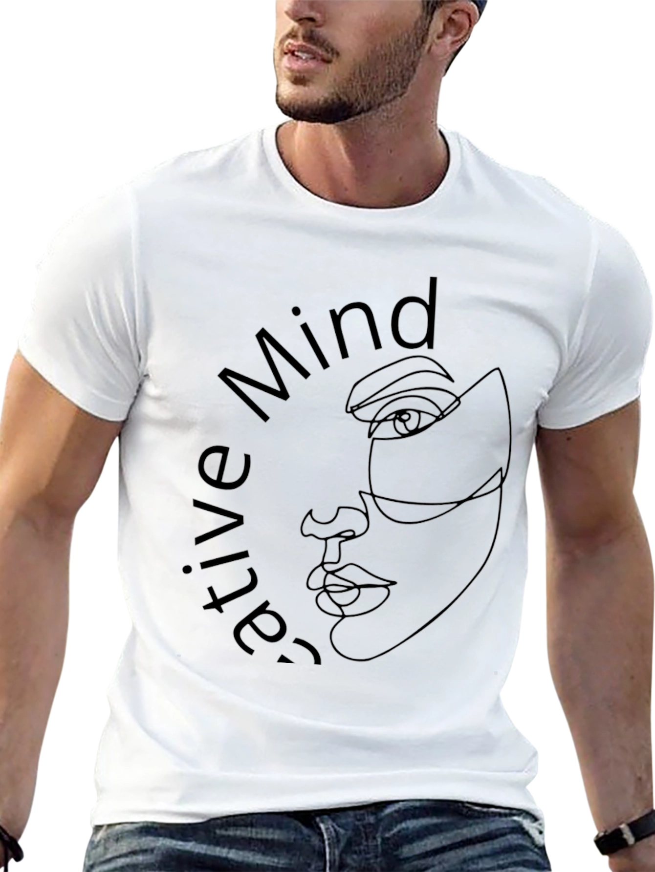 Creative Mind Graphic Tee - Black