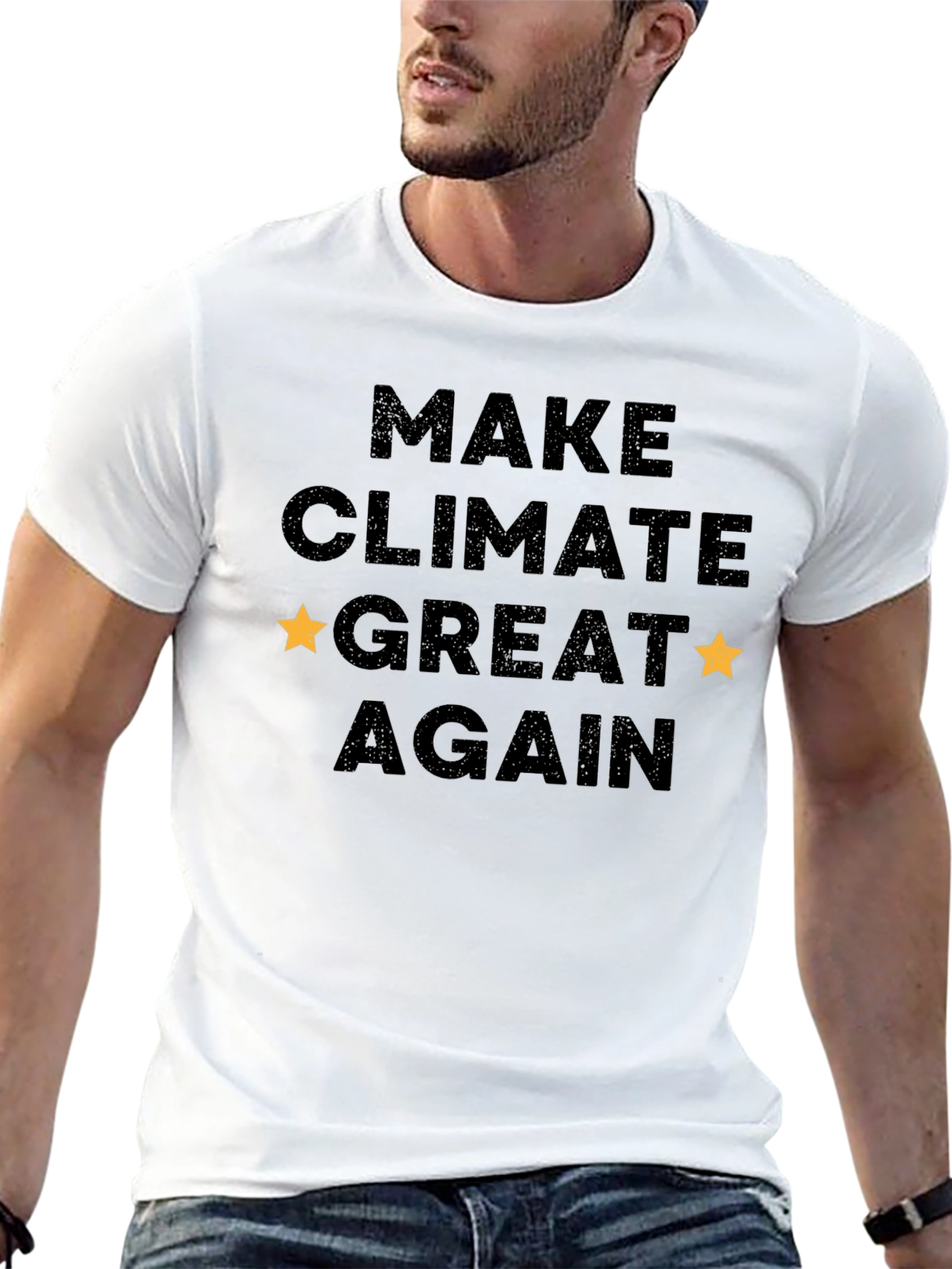 Make Climate Great Again Black T-Shirt