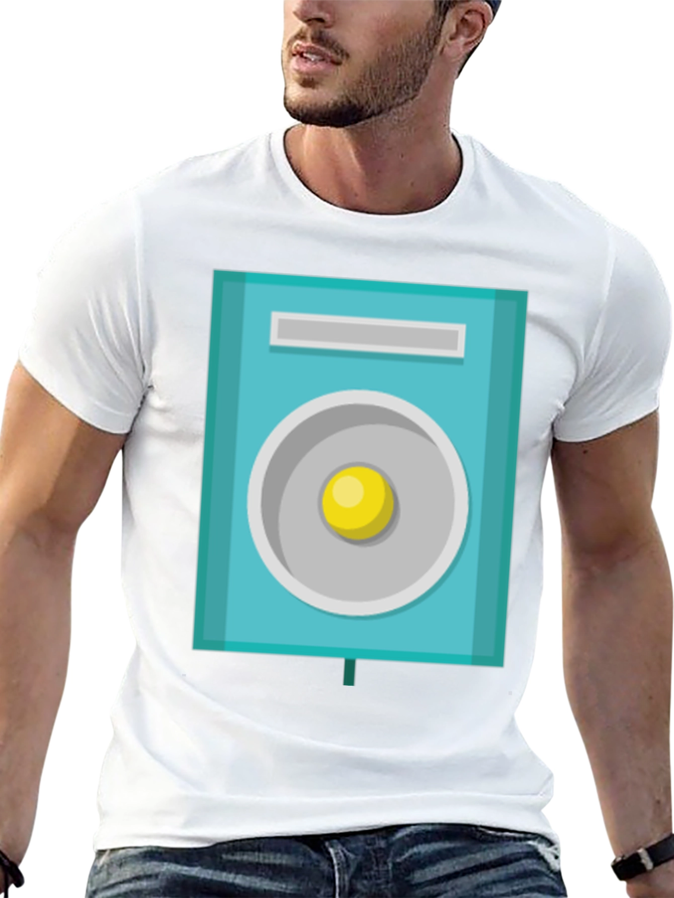 Geometric Speaker Graphic Tee