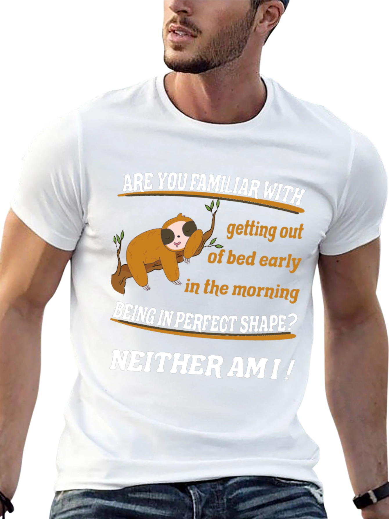 Funny Sloth T-Shirt - Early Morning Humor
