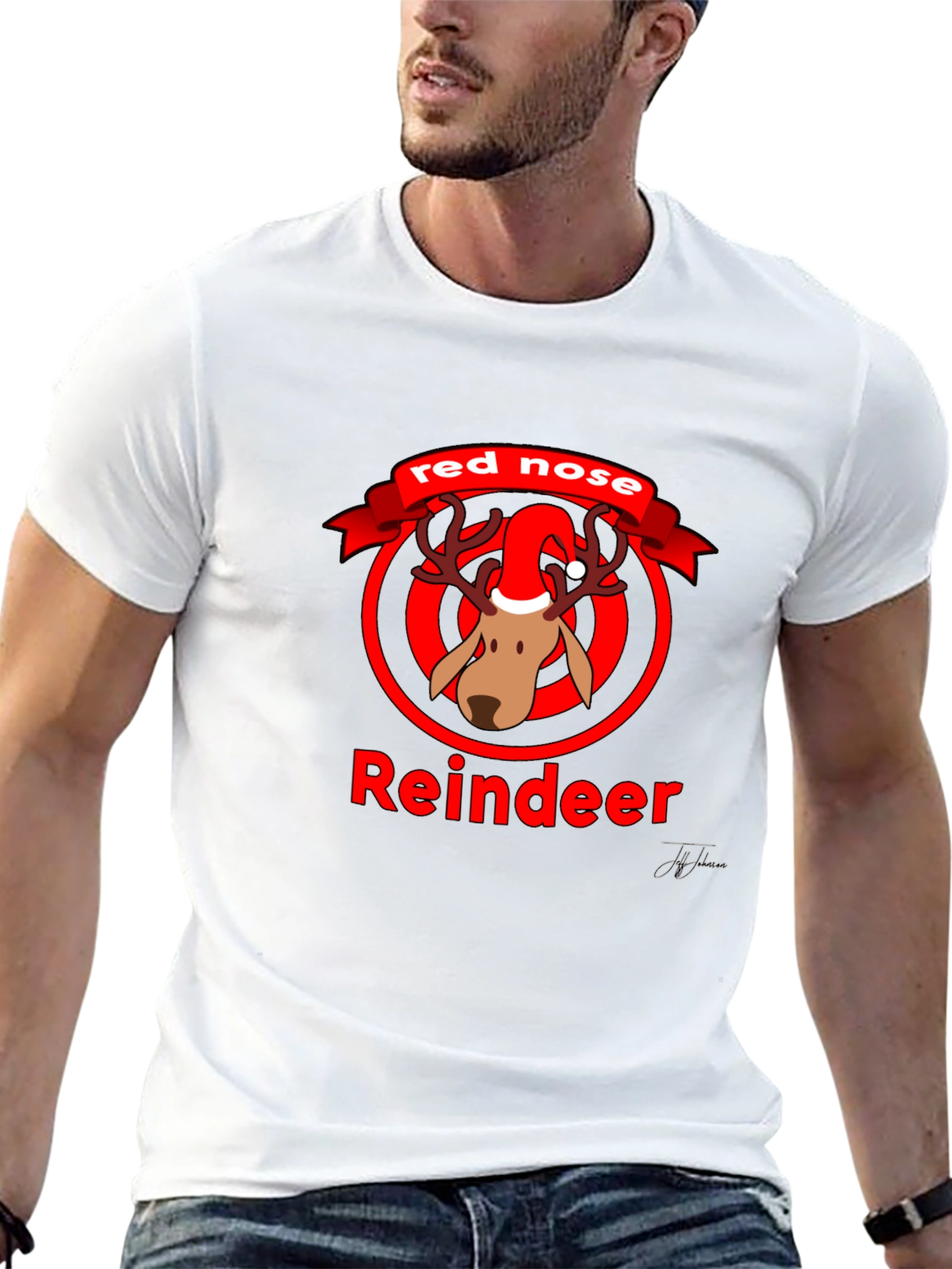 Red Nose Reindeer Holiday T-Shirt