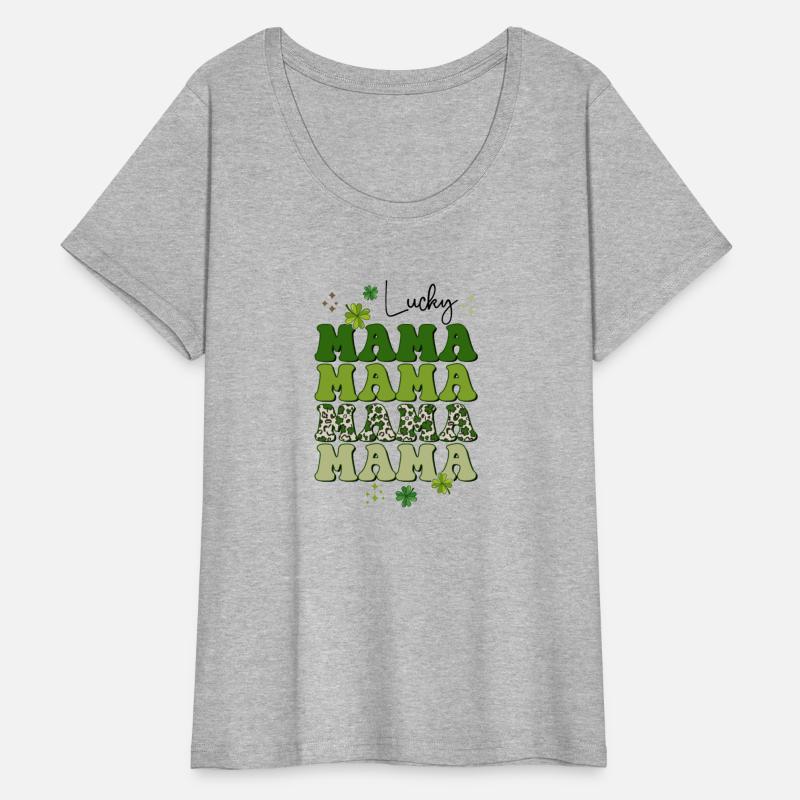 Groovy Lucky Mama St Pattys Mom Retro Groovy