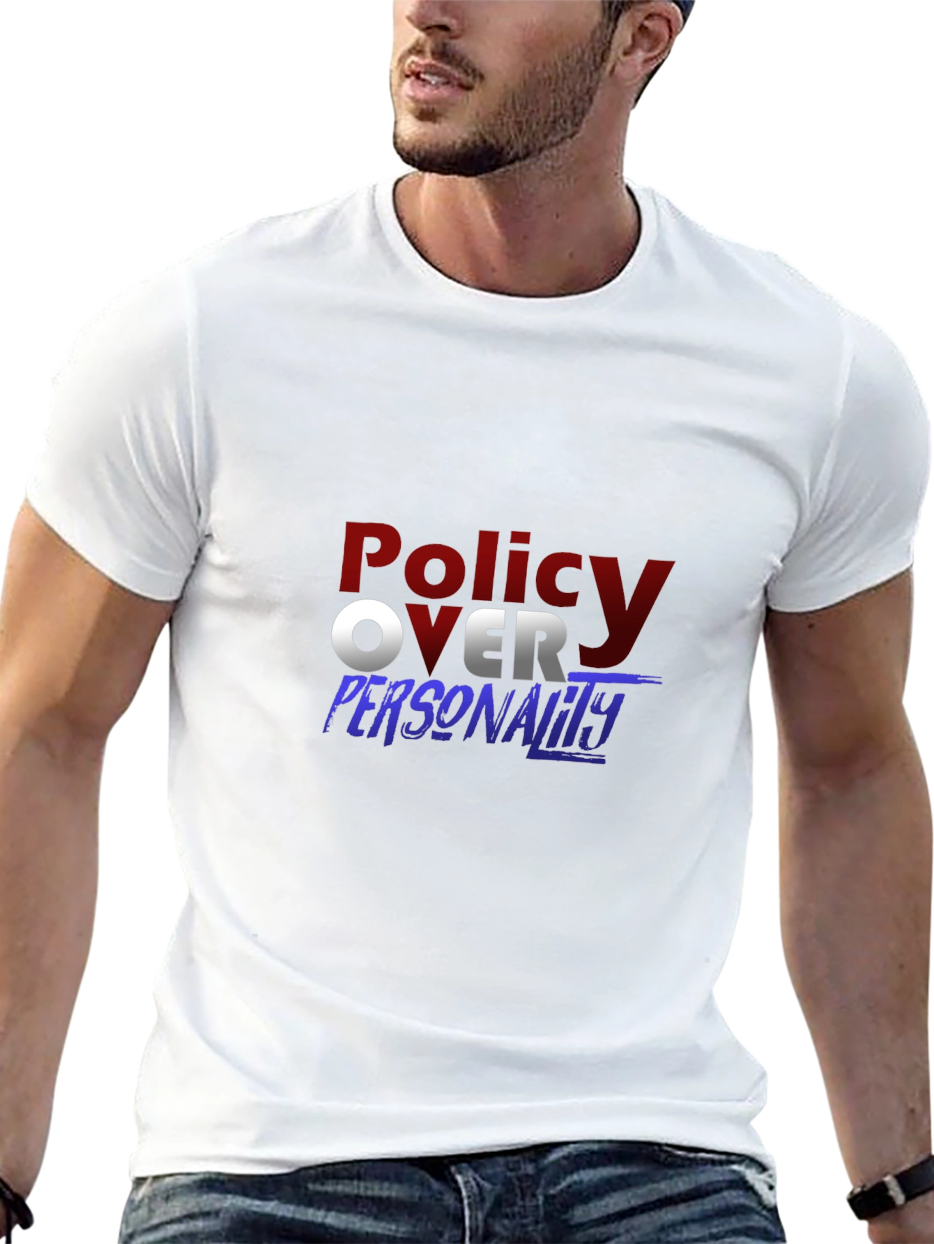 Policy Over Personality Graphic Tee
