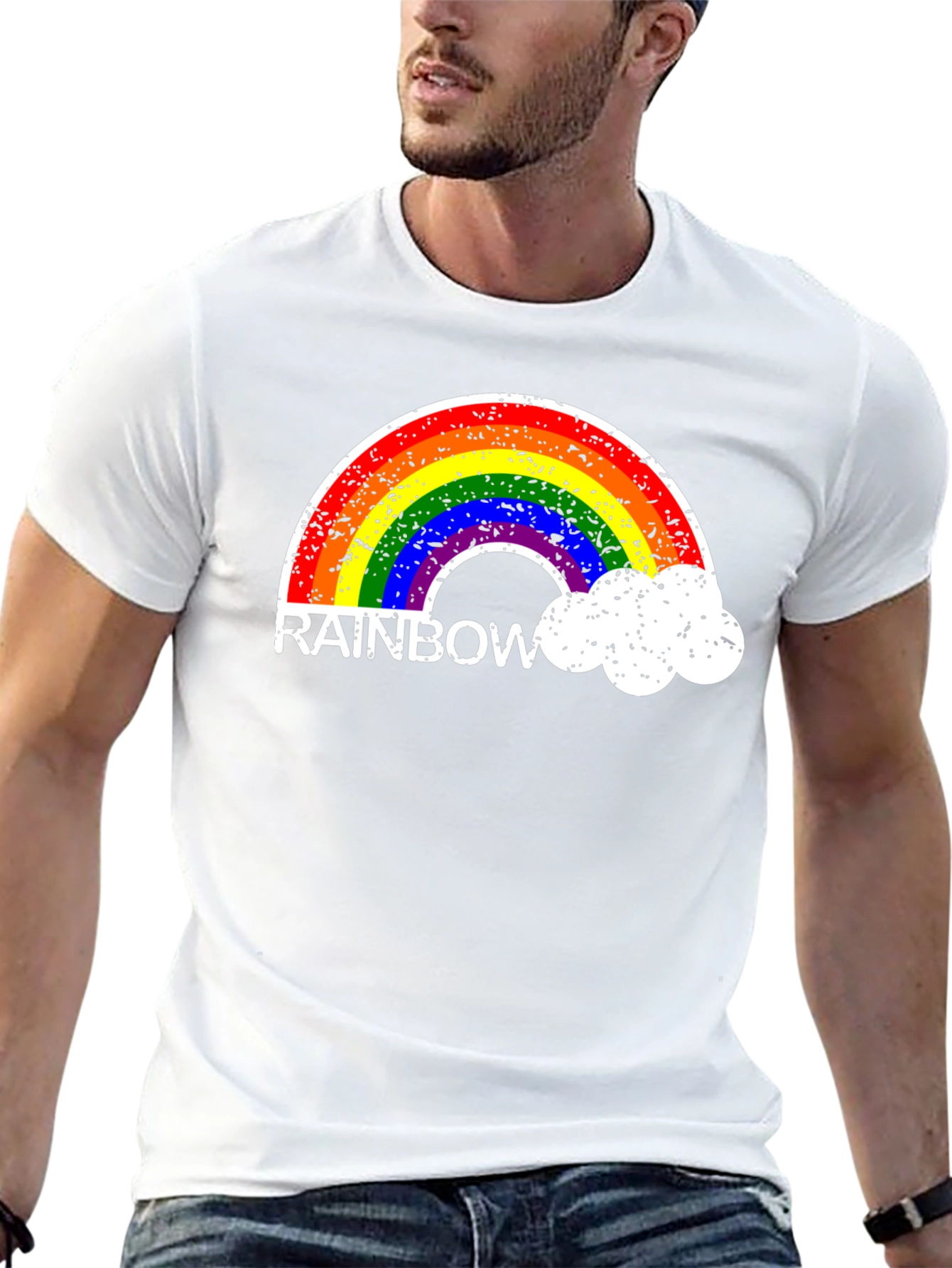 Rainbow Pride Graphic Tee - Soft Cotton Blend