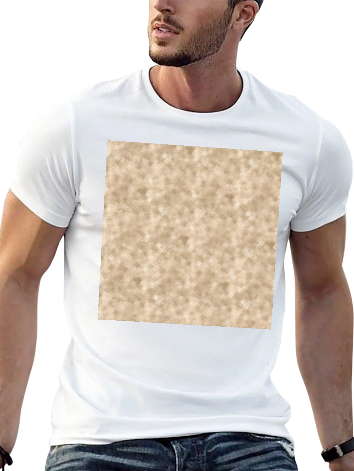 Tan Speckled T-Shirt
