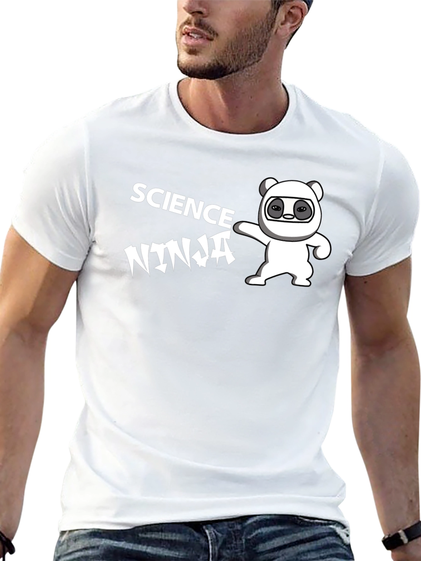 Science Ninja T-Shirt - Unique Graphic Tee