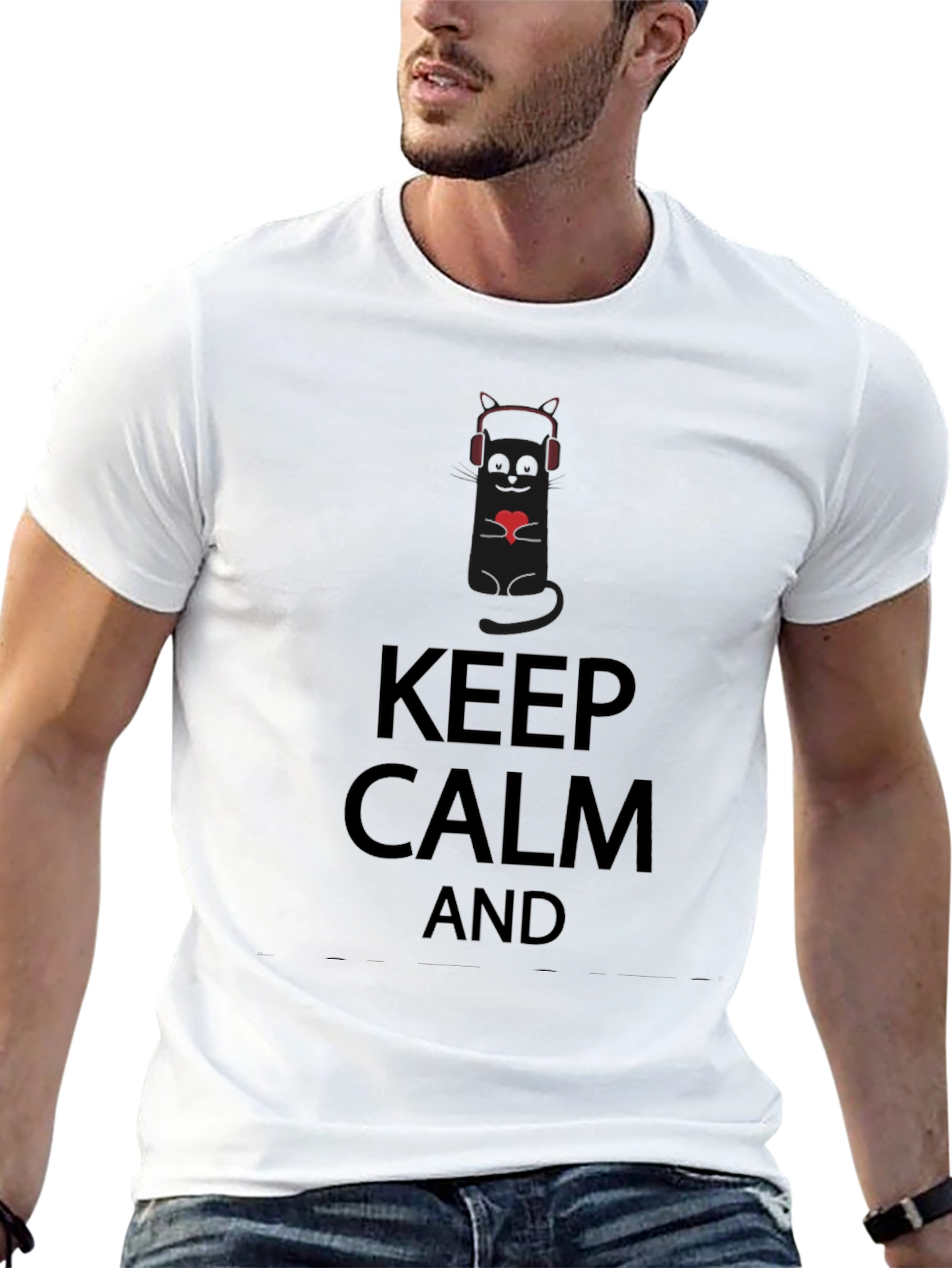 Keep Calm Cat T-Shirt
