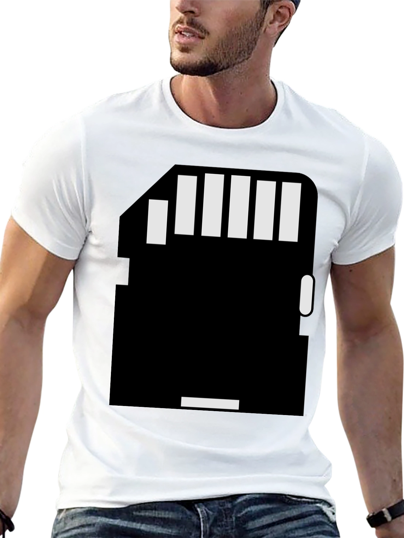SD Card T-Shirt - Data Storage Geek Tee