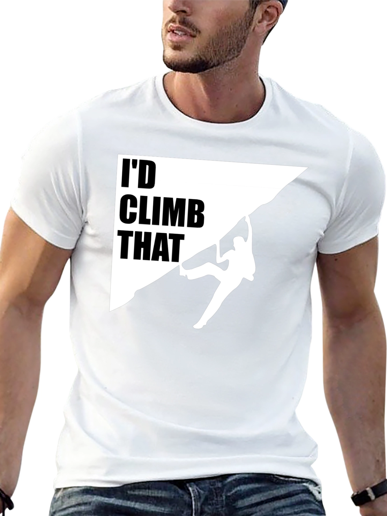 Id Climb That Graphic Tee - Rock Climbing Shirt