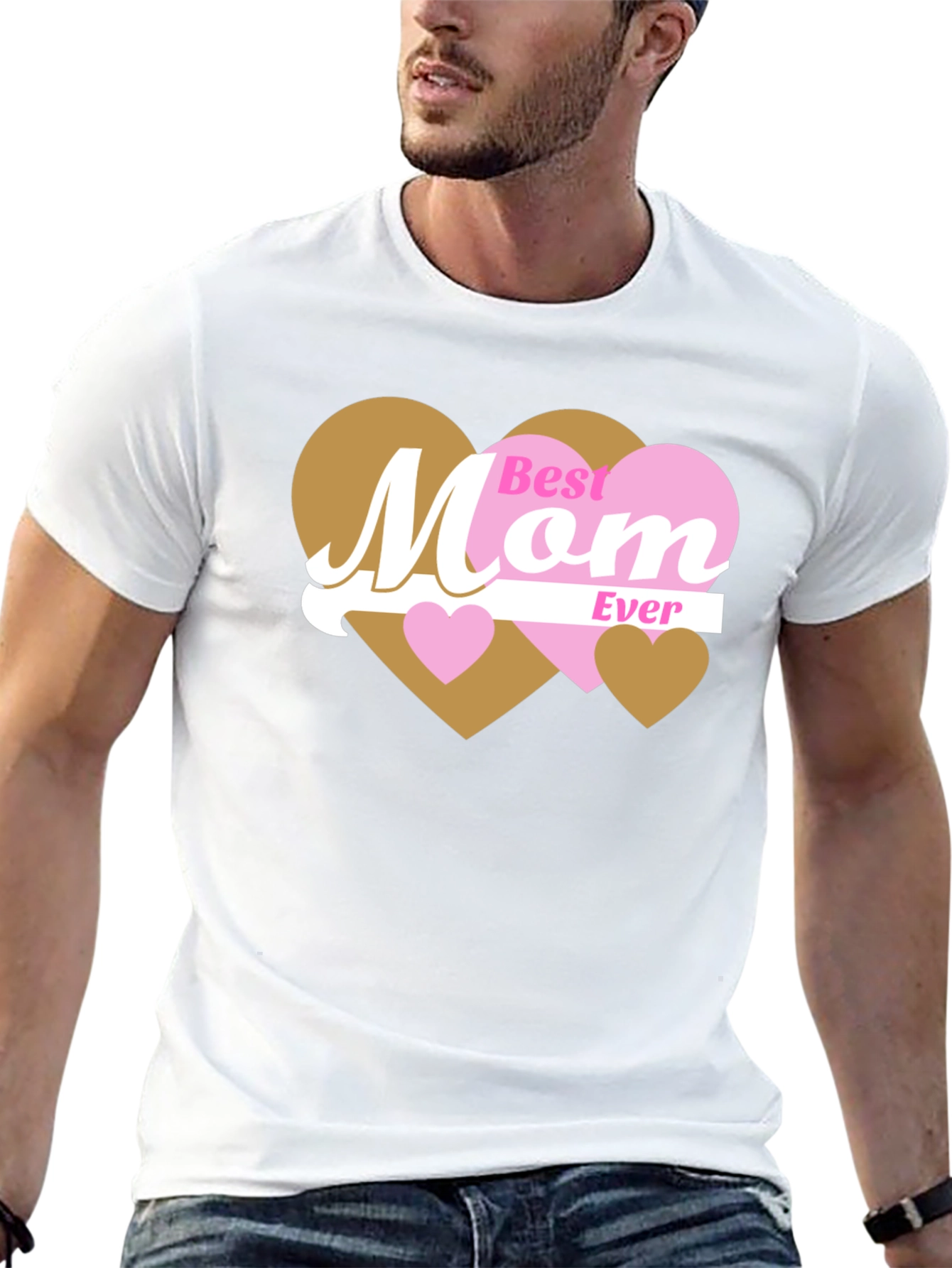 Best Mom Ever T-Shirt - Heart Design