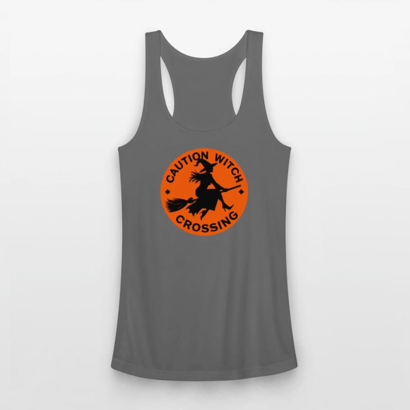 Halloween Witch - Witch Broom Caution Witch Crossi