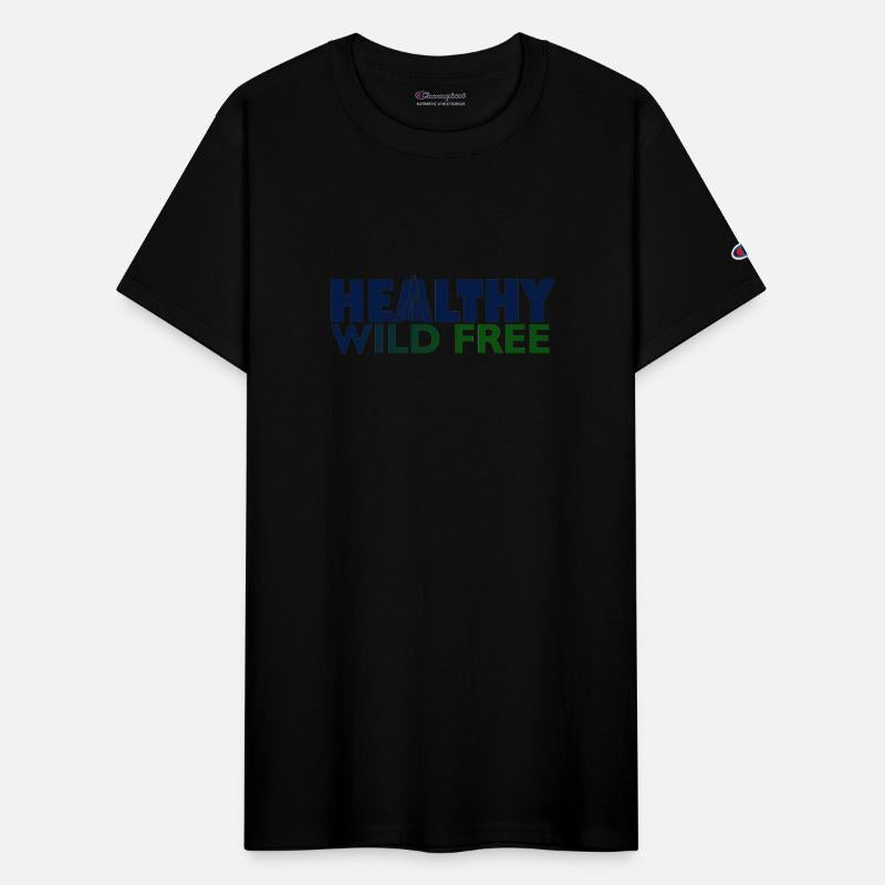 Healthy Wild Free - Blue & Green