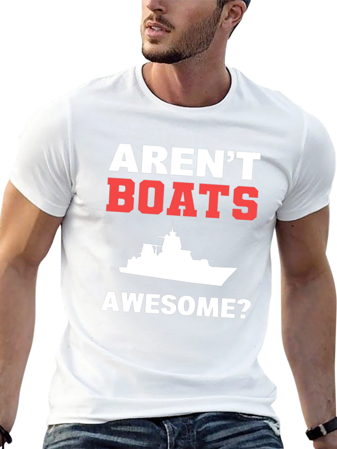 Arent Boats Awesome? Mens Black T-Shirt