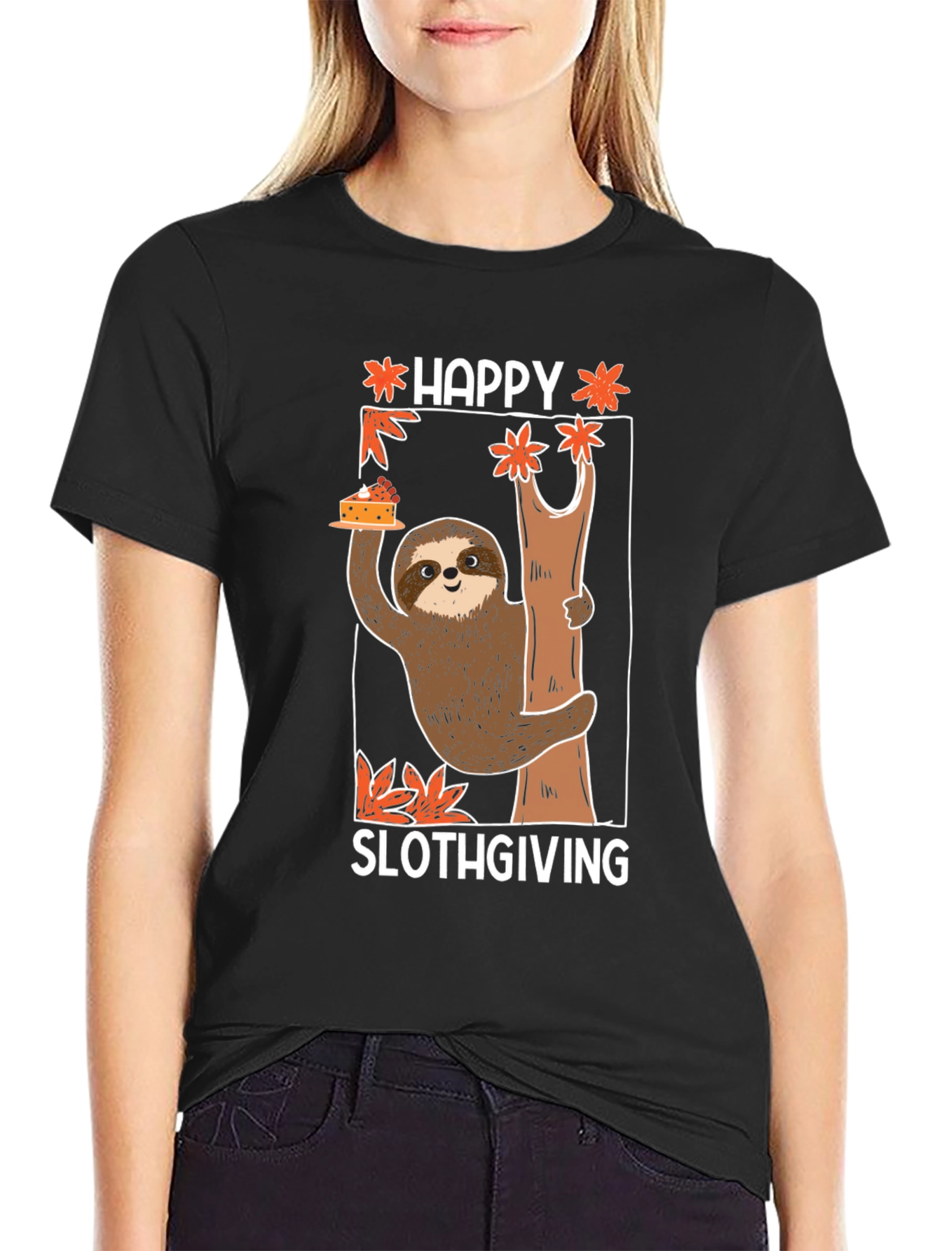 Happy Slothgiving Graphic Tee