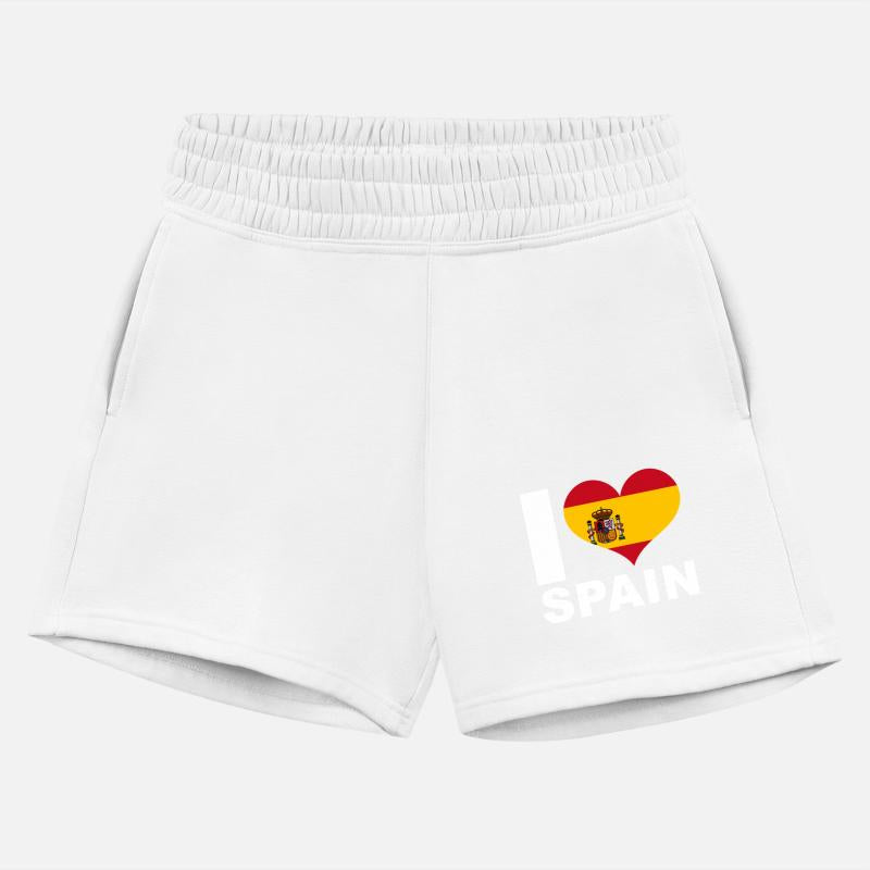 I Love Spain Heart Flag Spain