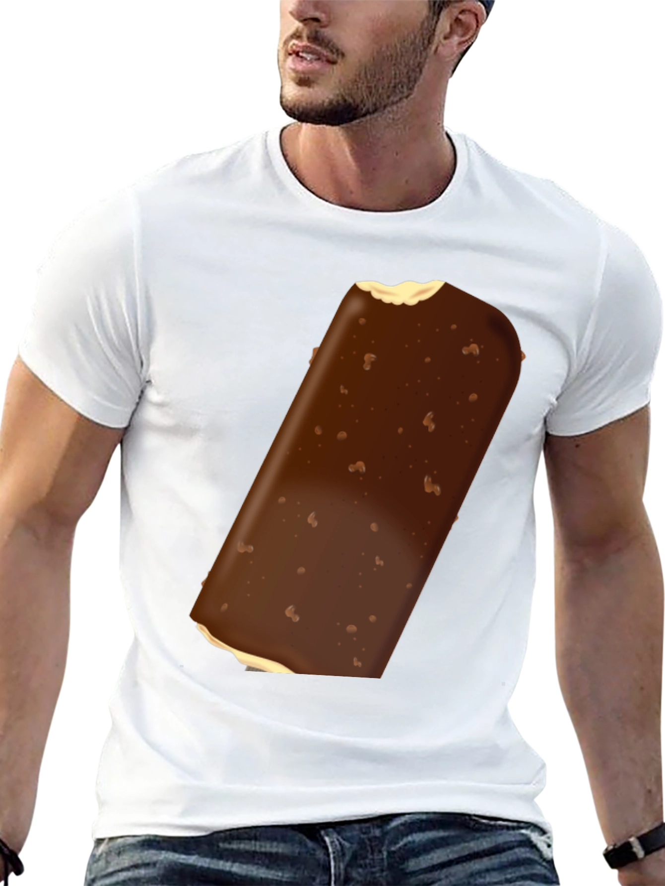 Chocolate Ice Cream Bar Graphic Tee