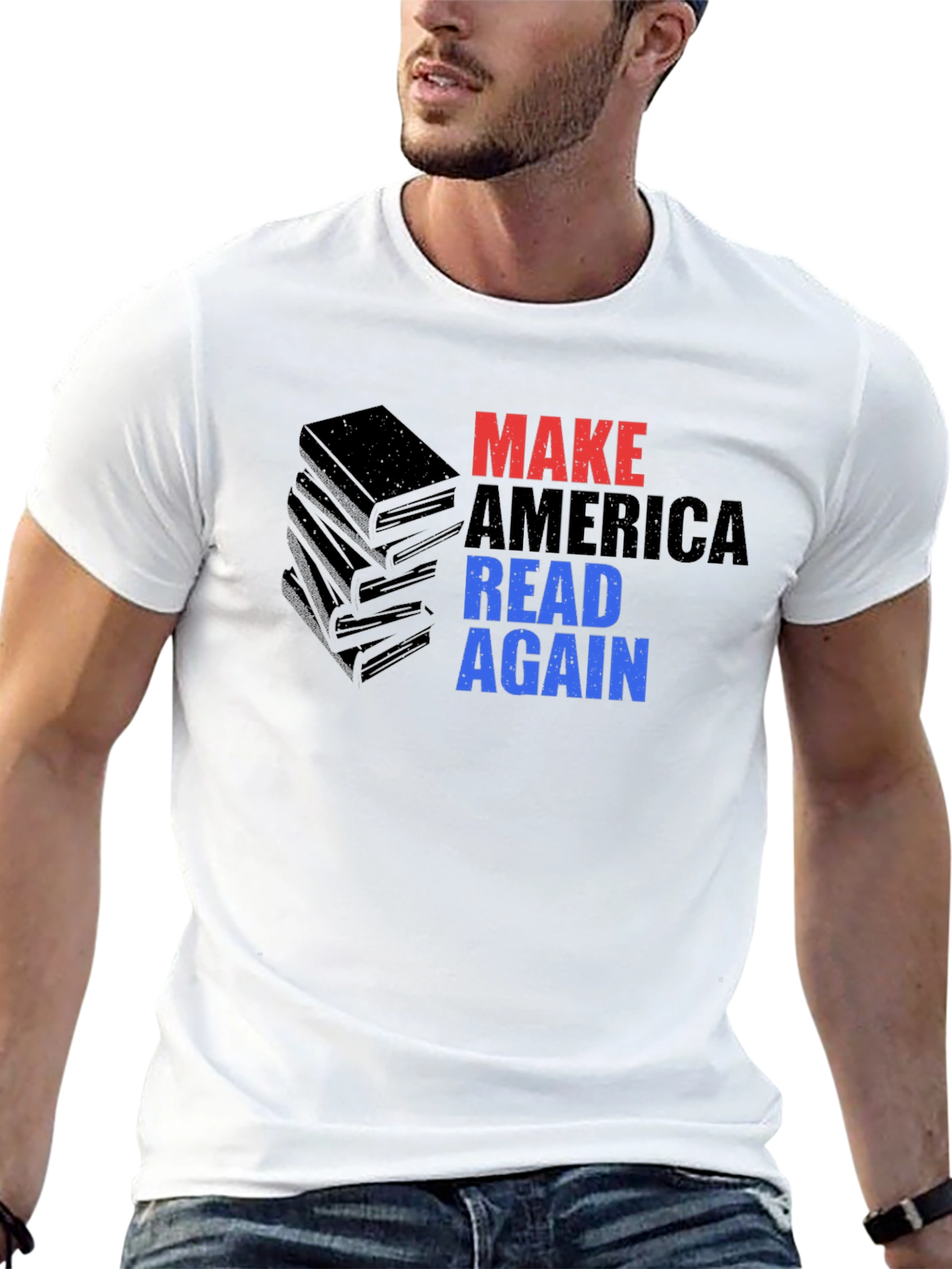 Make America Read Again Graphic Tee