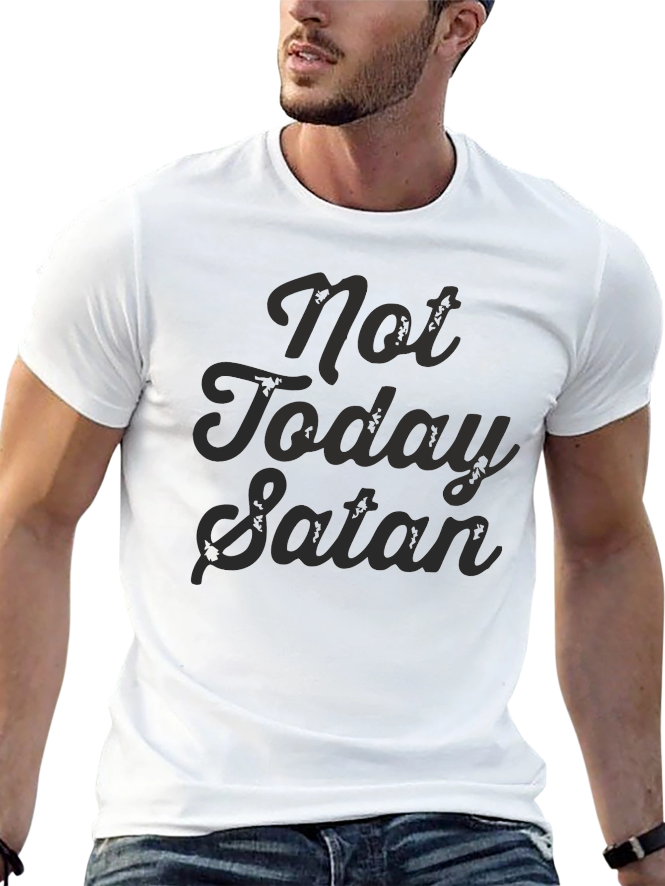 Not Today Satan Graphic Tee