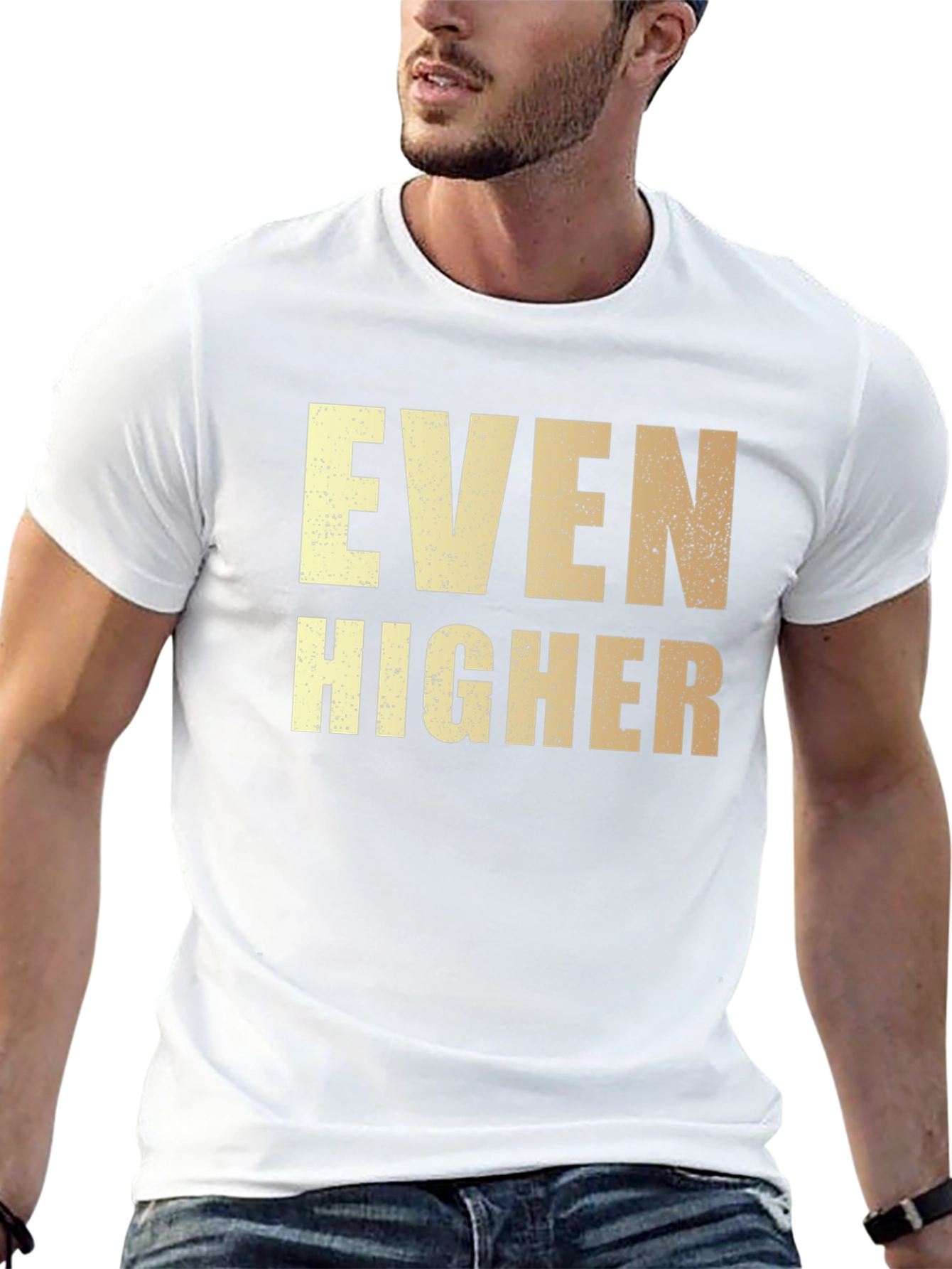 Even Higher Black Graphic T-Shirt