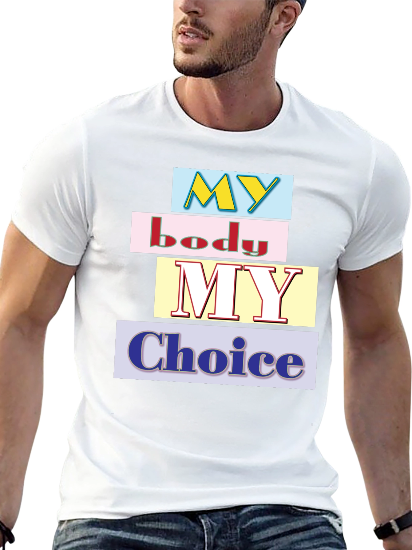 My Body My Choice Graphic T-Shirt - Black