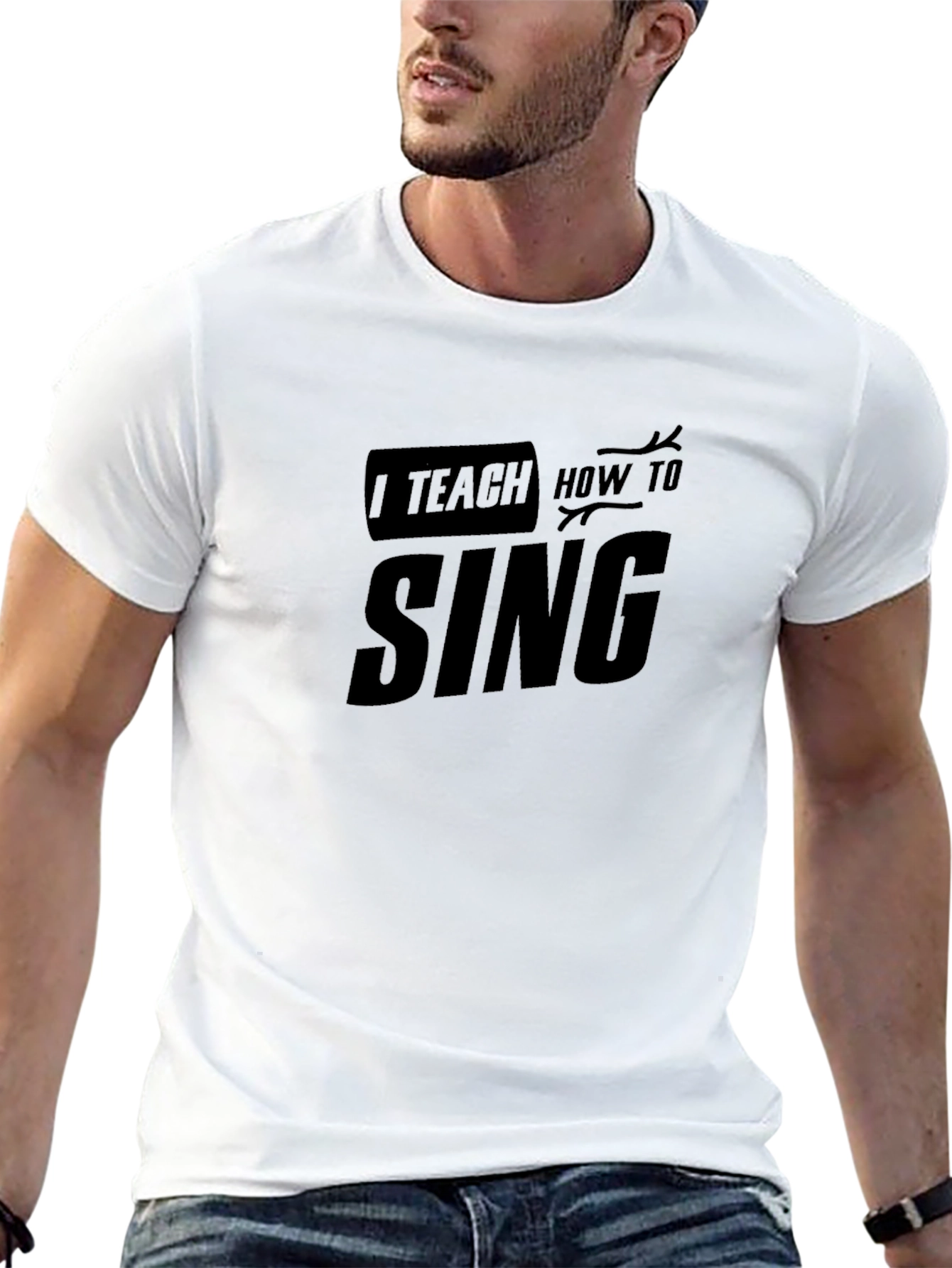 I Teach How To Sing Black T-Shirt