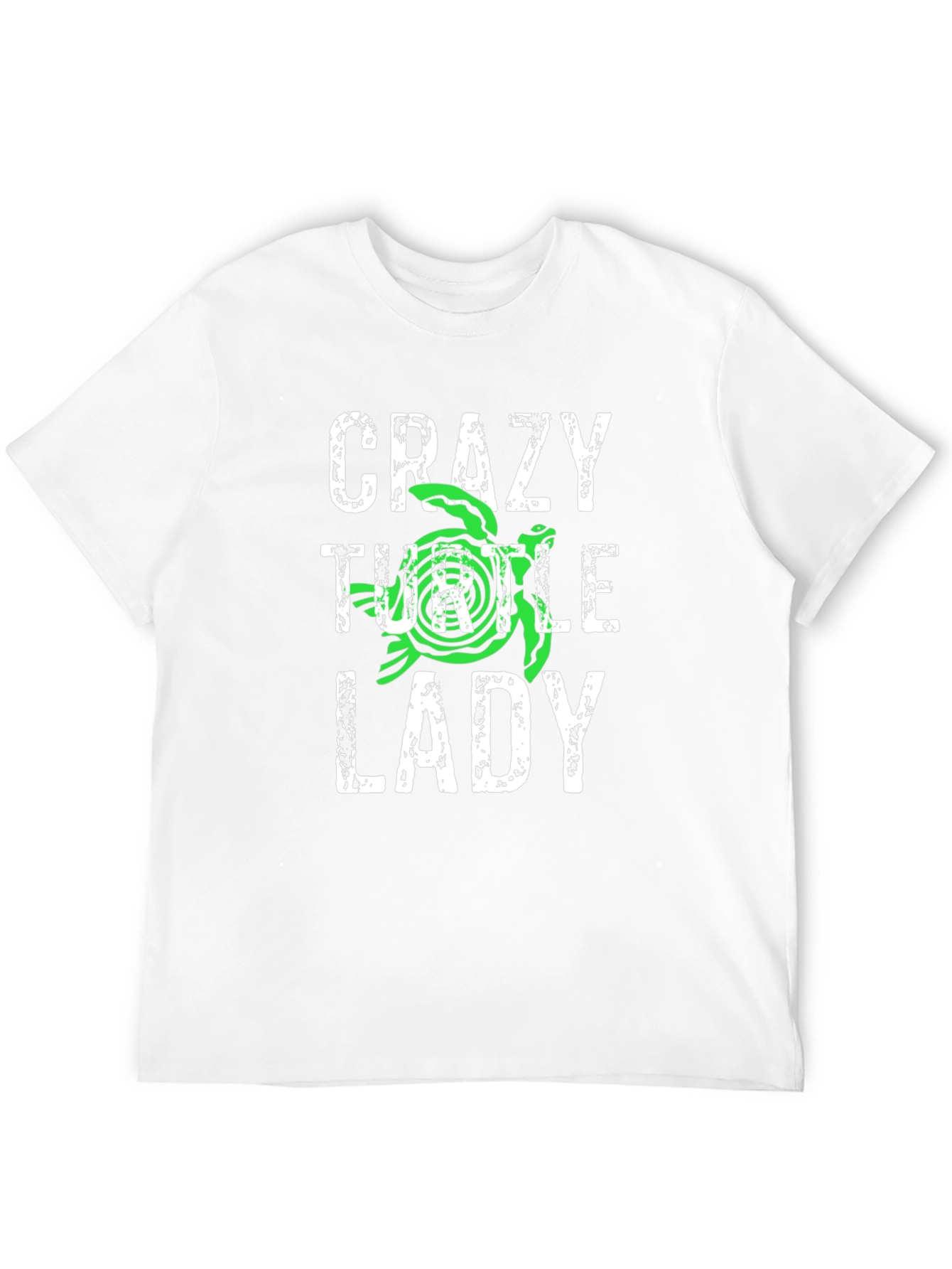 Crazy Turtle Lady Graphic Tee - Black