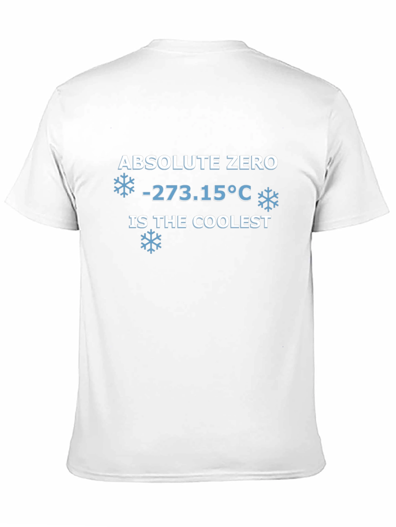 Absolute Zero Coolest Physics Humor Graphic Tee