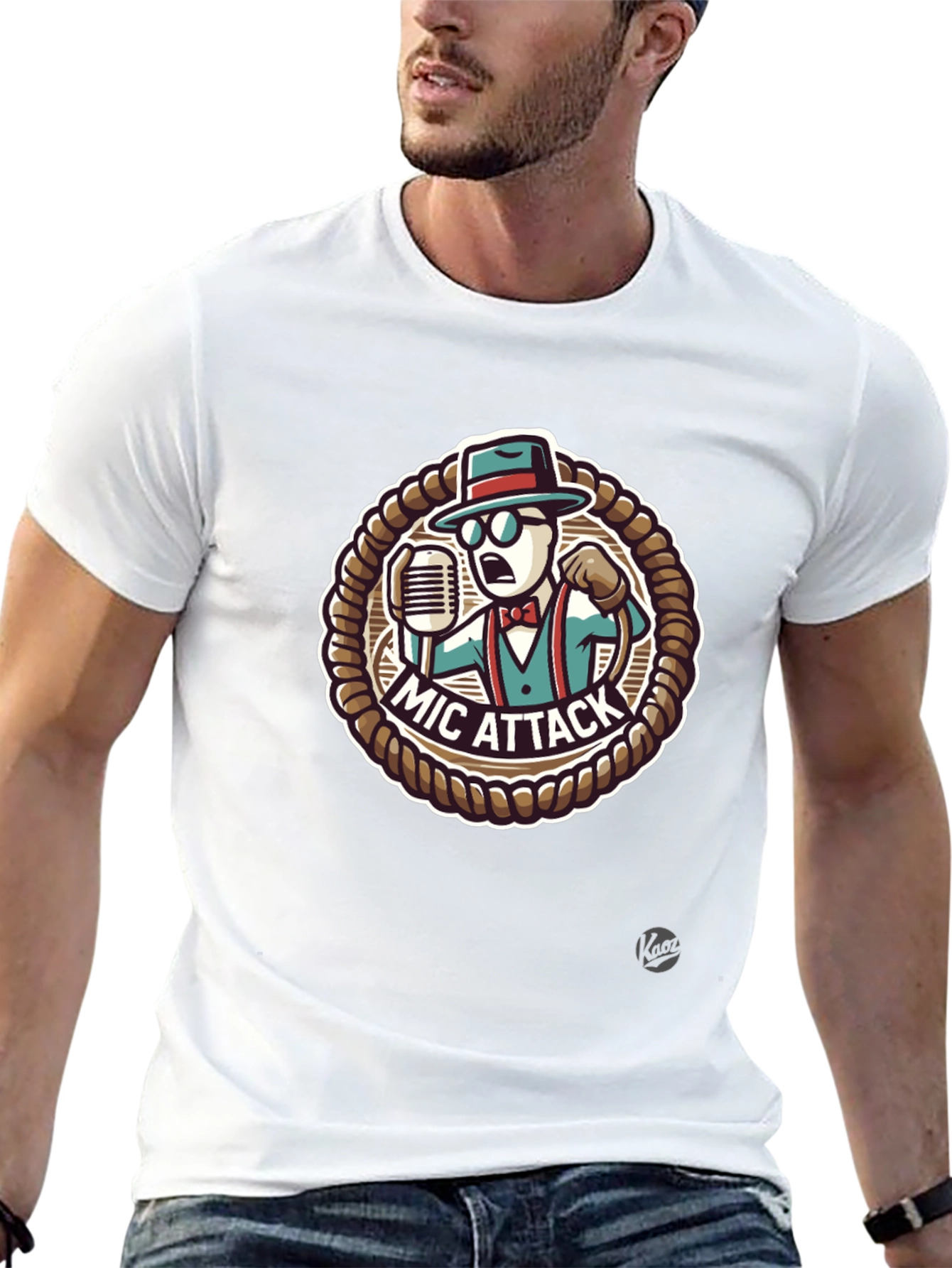 Mic Attack Graphic Tee