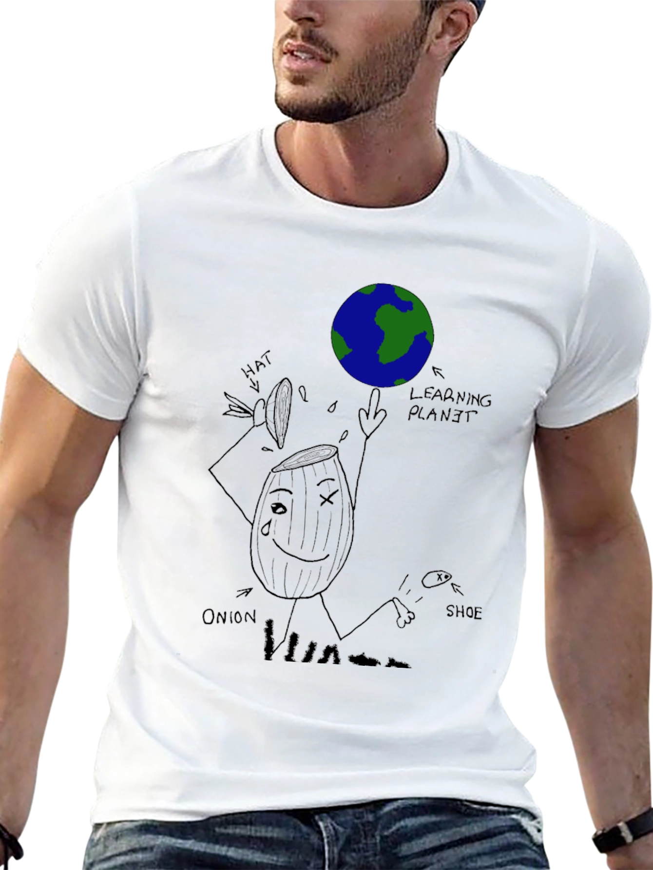 Whimsical Learning Planet Graphic T-Shirt