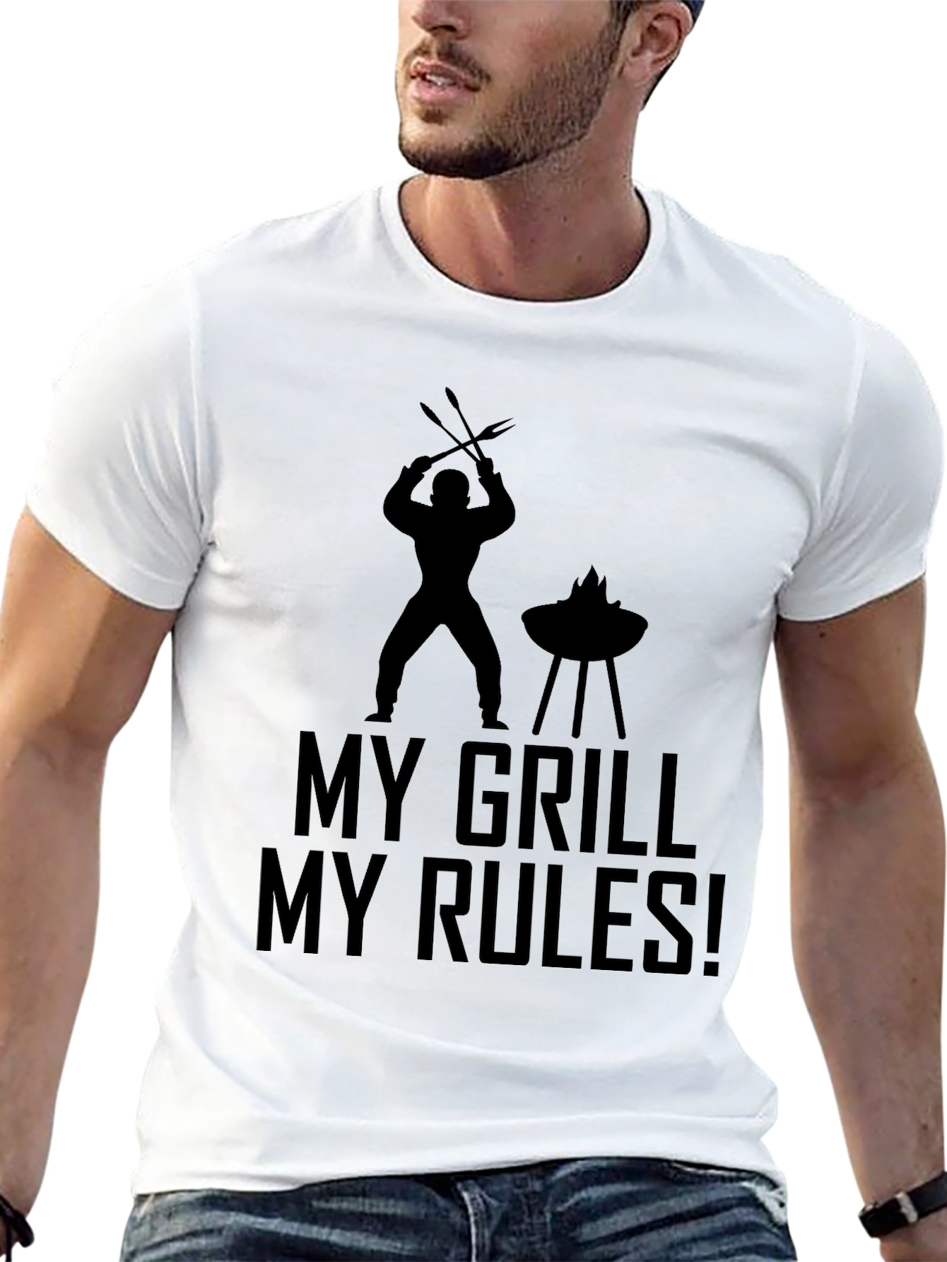 My Grill My Rules T-Shirt BBQ Grilling