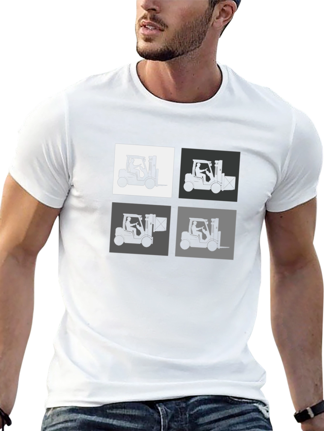 Forklift Quad T-Shirt - Bold Graphic Tee