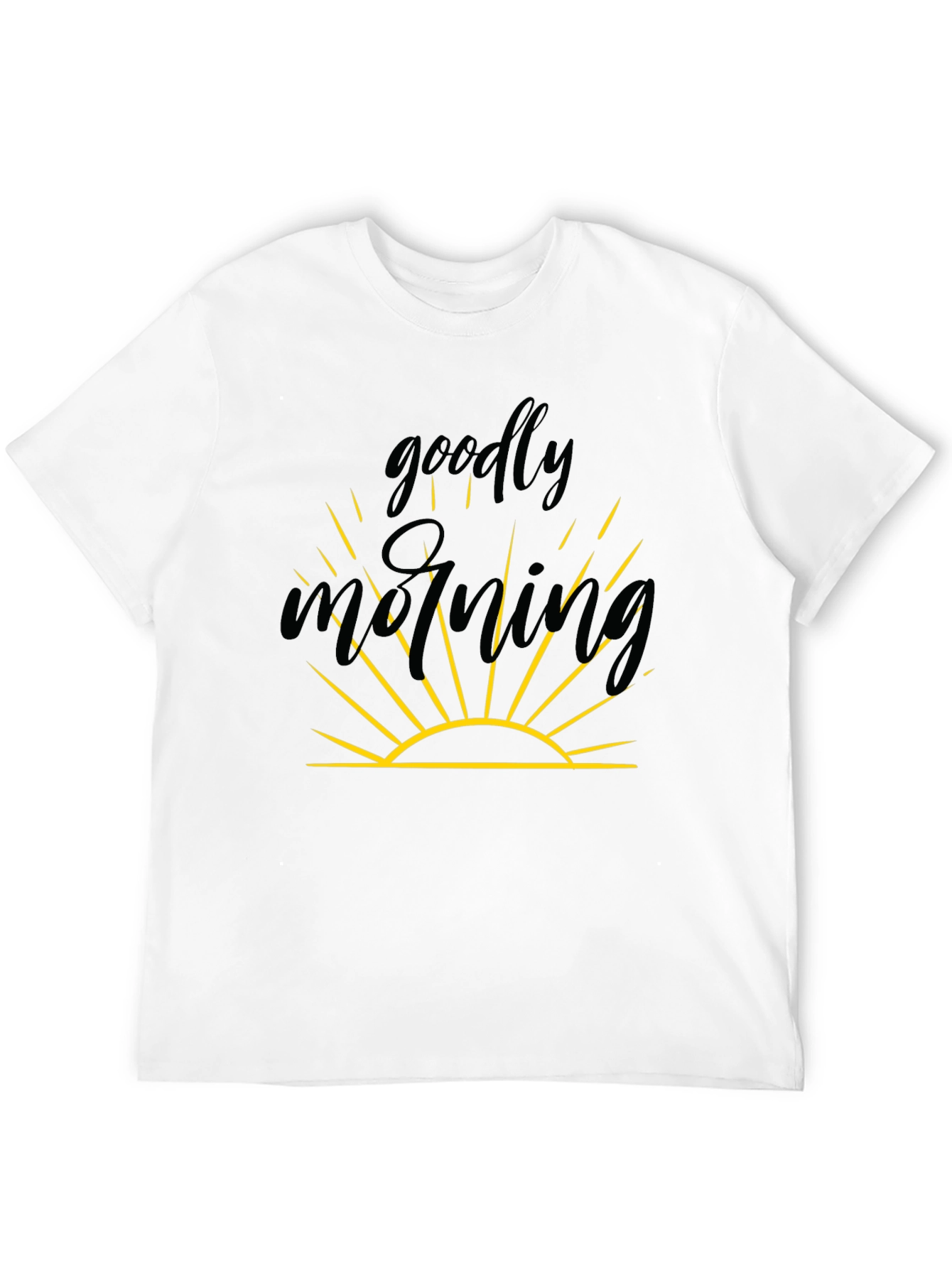 Goodly Morning Graphic Tee - Black T-Shirt