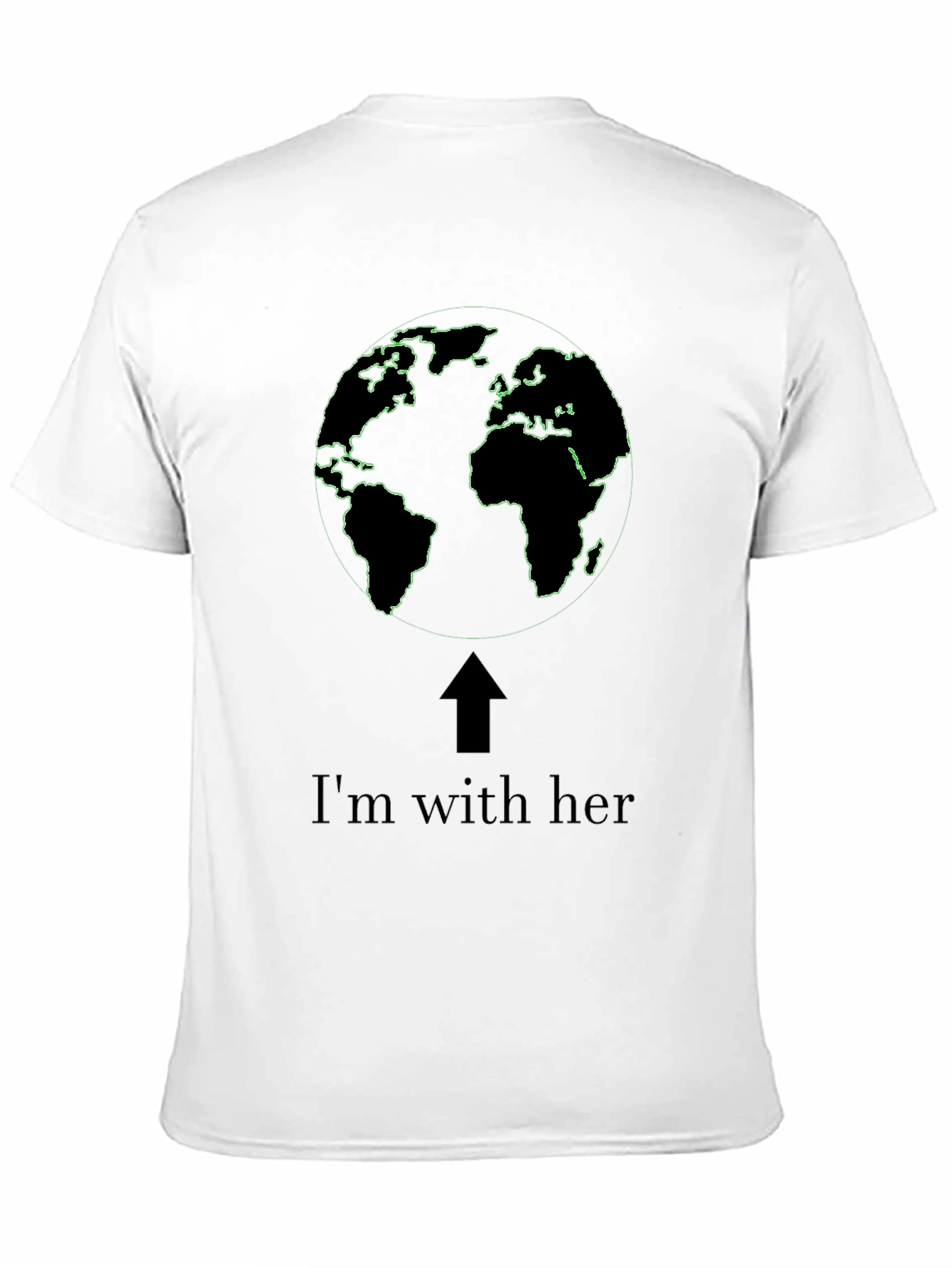 Earth Graphic T-Shirt - Im with Her