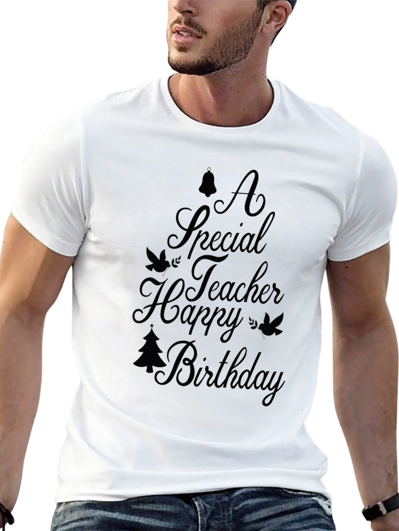 Teacher Birthday Black T-Shirt