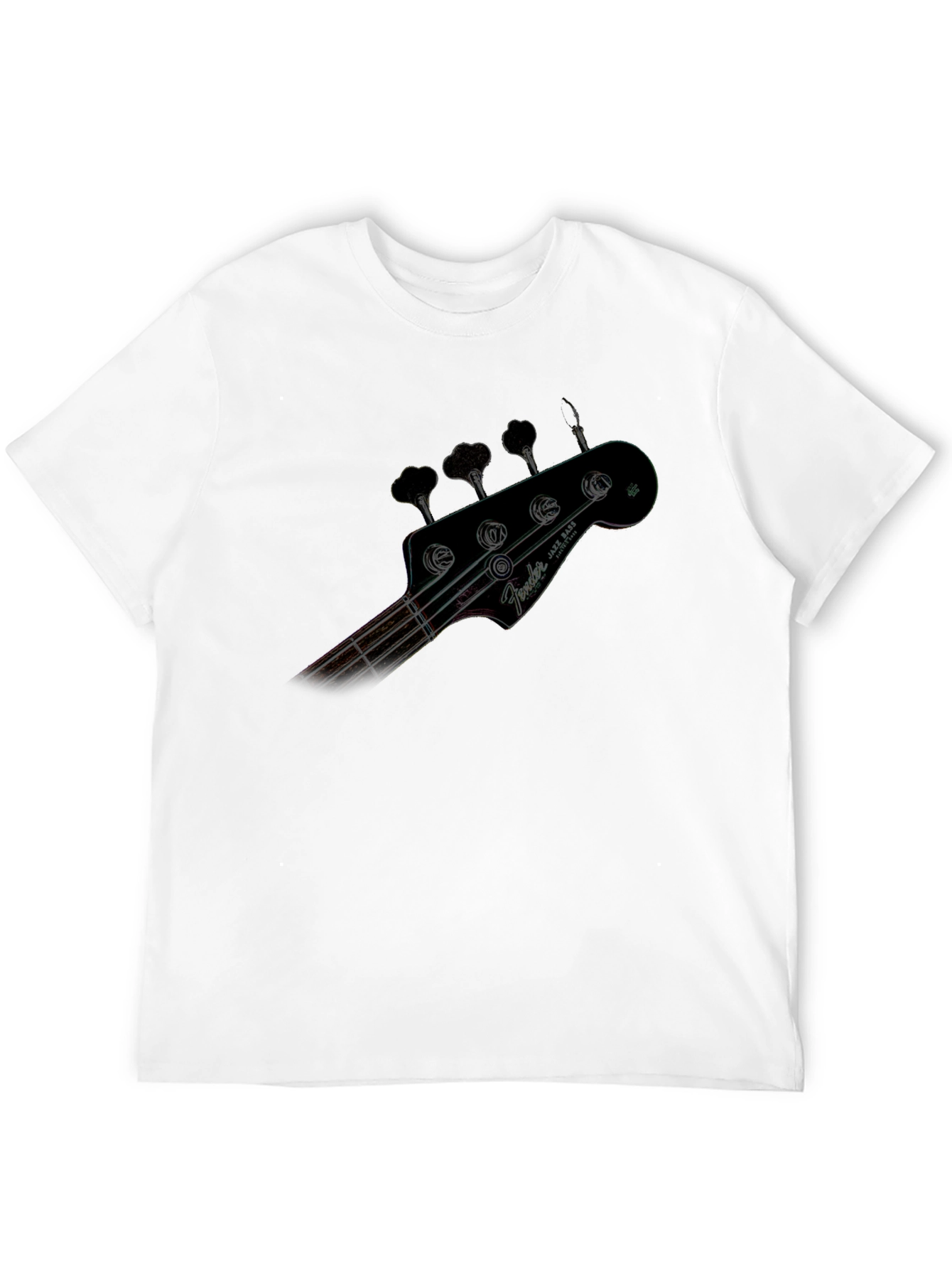 Bass Guitar Headstock Graphic T-Shirt