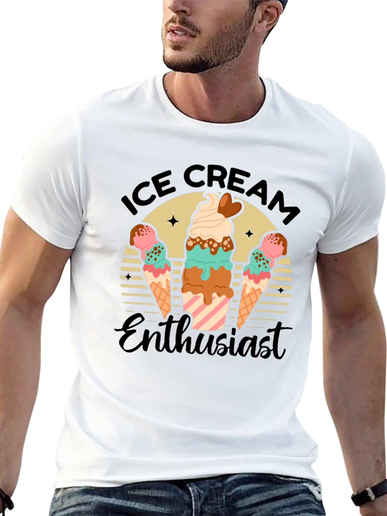 Ice Cream Enthusiast Graphic Tee