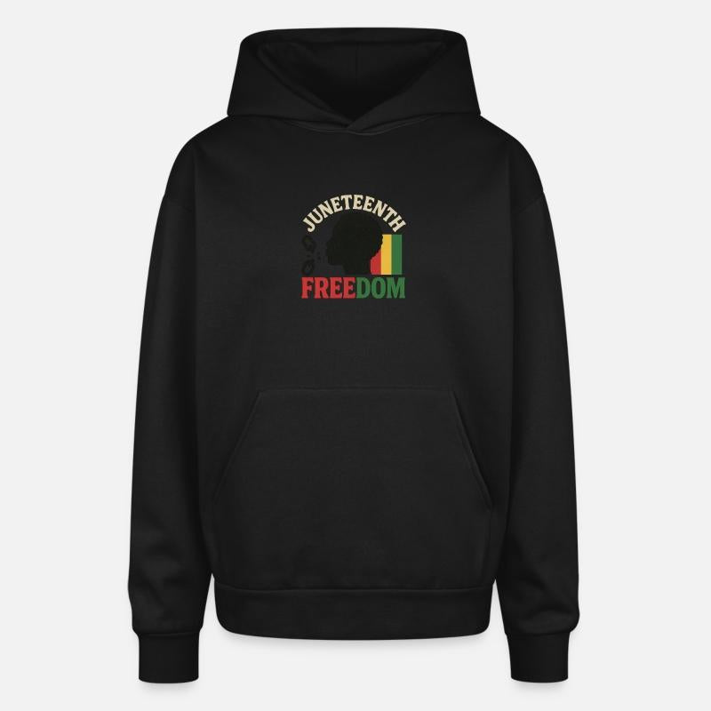 Juneteenth Freedom Afro Silhouette T-Shirt